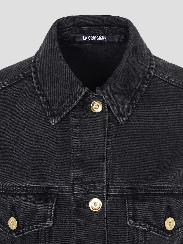Джинсовая куртка De-Nîmes JACQUEMUS, Black — фото 3