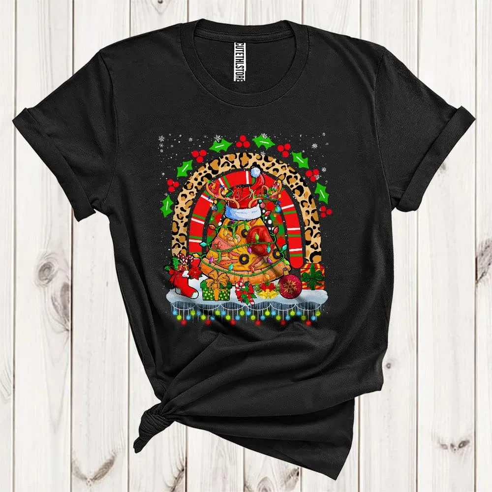 Футболка с принтом Pizza Food Lover, Black — фото 2