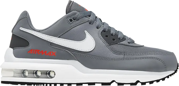 

Кроссовки Nike Air Max Wright GS 'Cool Grey Bright Crimson', серый