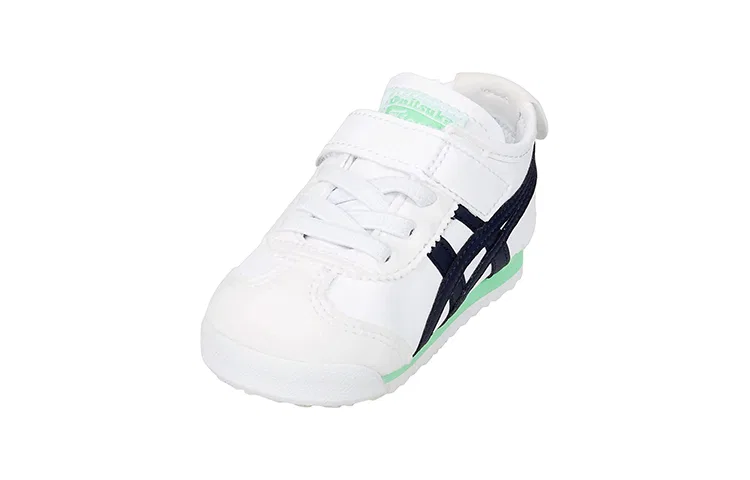 Детские кроссовки для малышей с кожаным и замшевым верхом MEXICO 66 Onitsuka Tiger, Black — фото 4