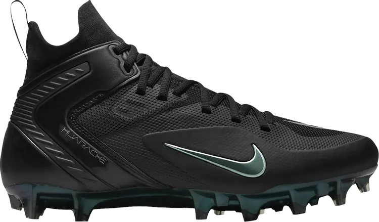 

Бутсы Nike Alpha Huarache 8 Elite 'Black Metallic Silver', черный