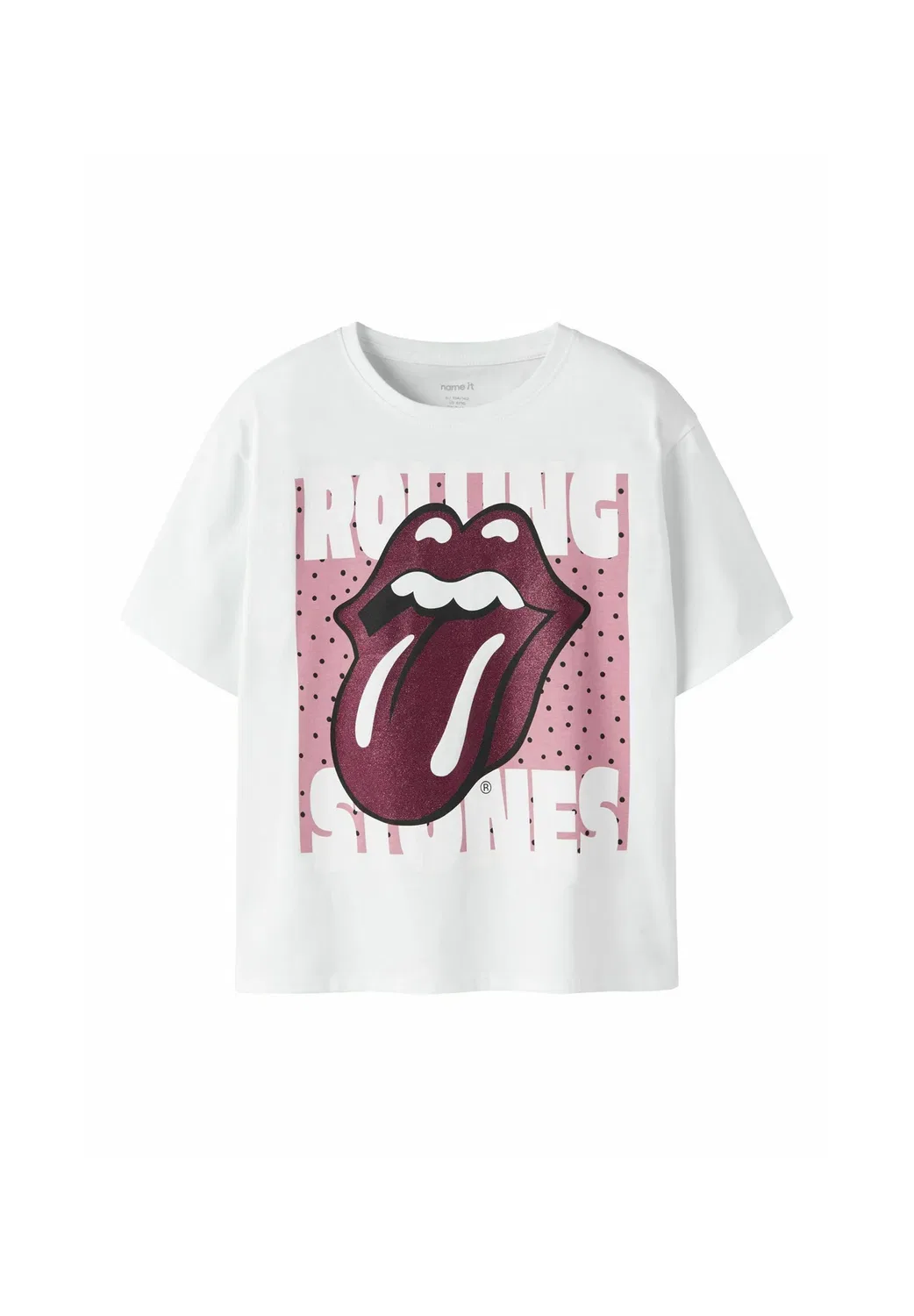 Футболка The Rolling Stones - футболка с принтом Name It, Bright White