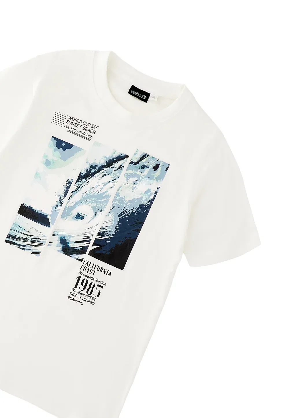 Футболка с принтом Sarabanda, Off White — фото 3