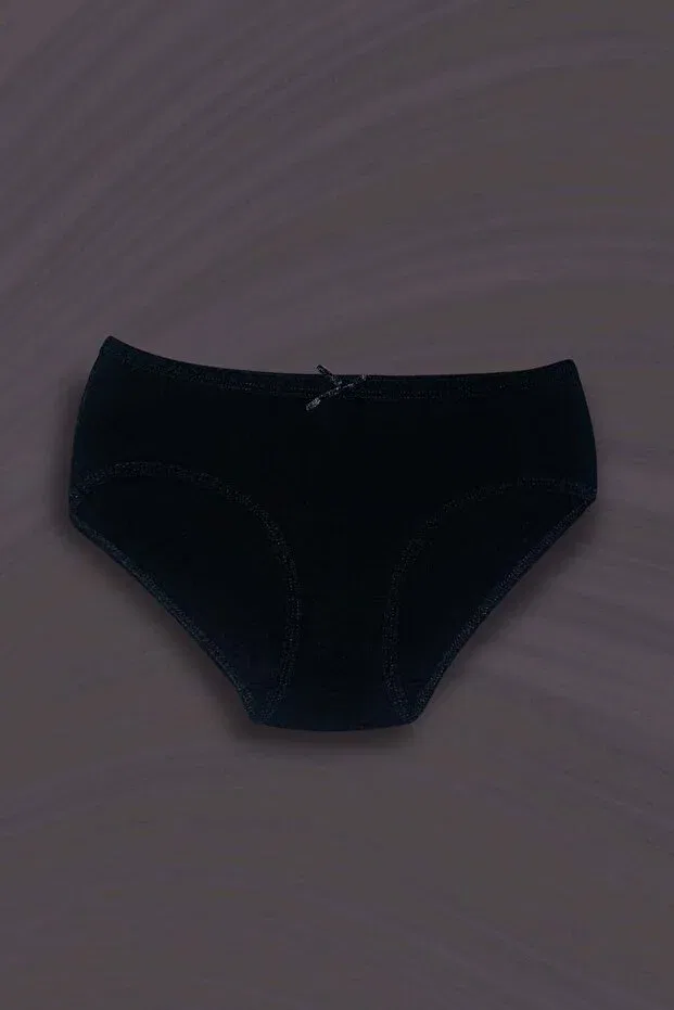 Детские трусы для девочек хлопковые Gri Mor Tekstil, Black — фото 2