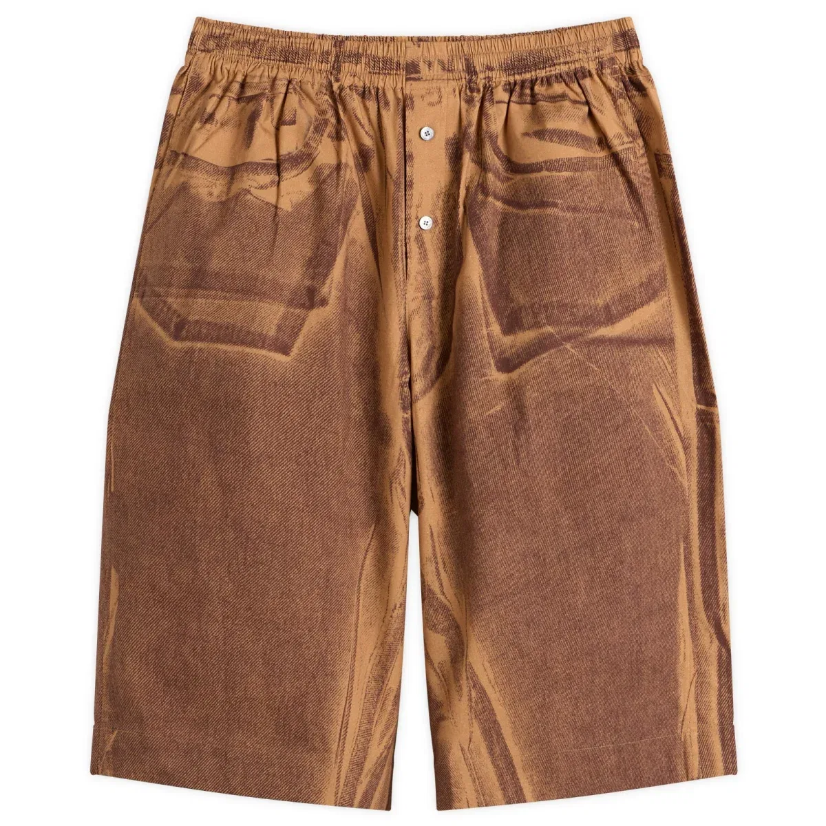 Шорты с принтом под джинсы Roximo Acne Studios, Brown