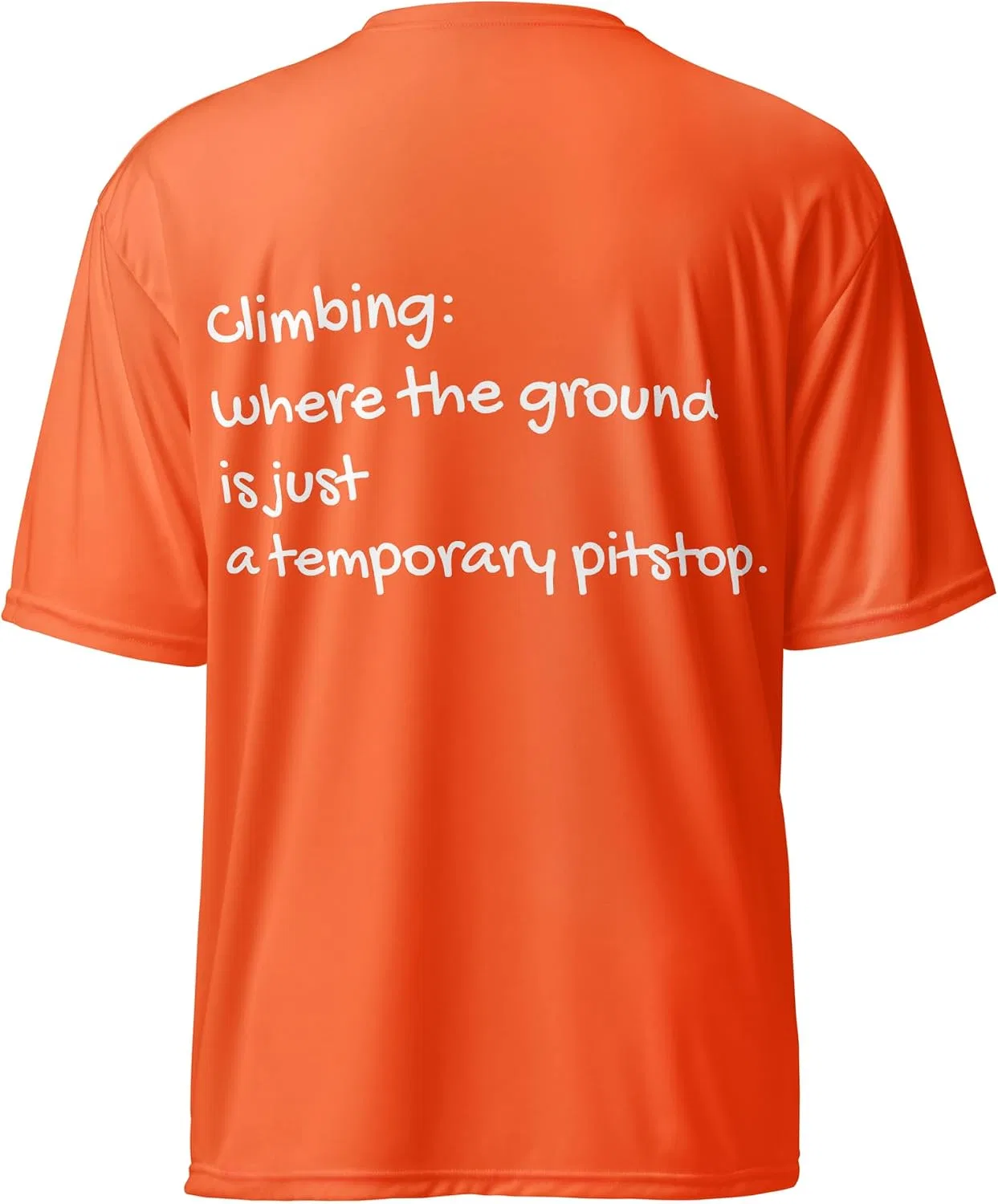 Унисекс футболка для скалолазания Climbing T-shirt, Safety Orange