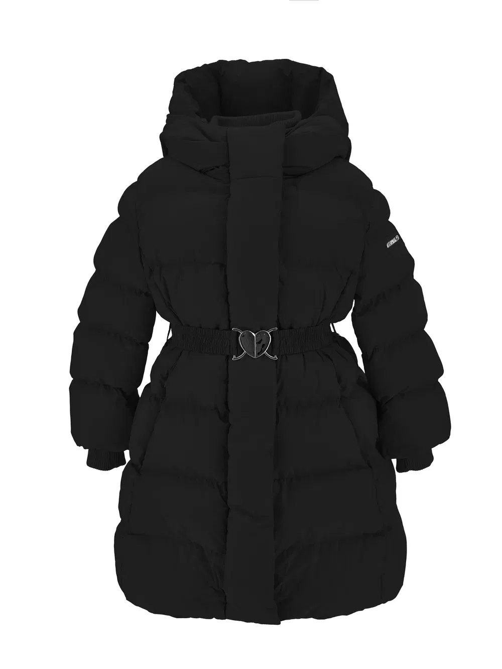 Свободное время в Пиумино - зимнее пальто Monnalisa, Black