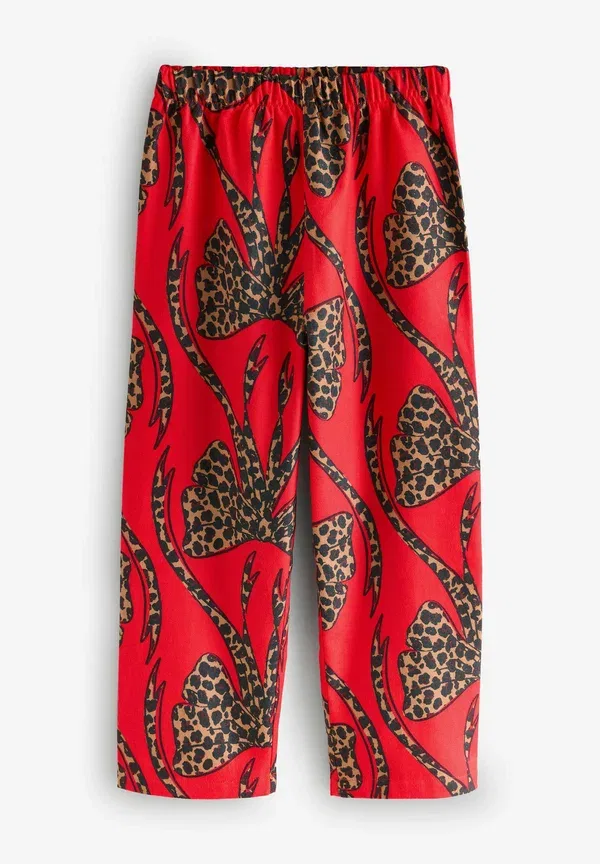 Пижамный комплект, хлопок, Regular fit - button through set, Never Fully Dressed, красный, bow — фото 3