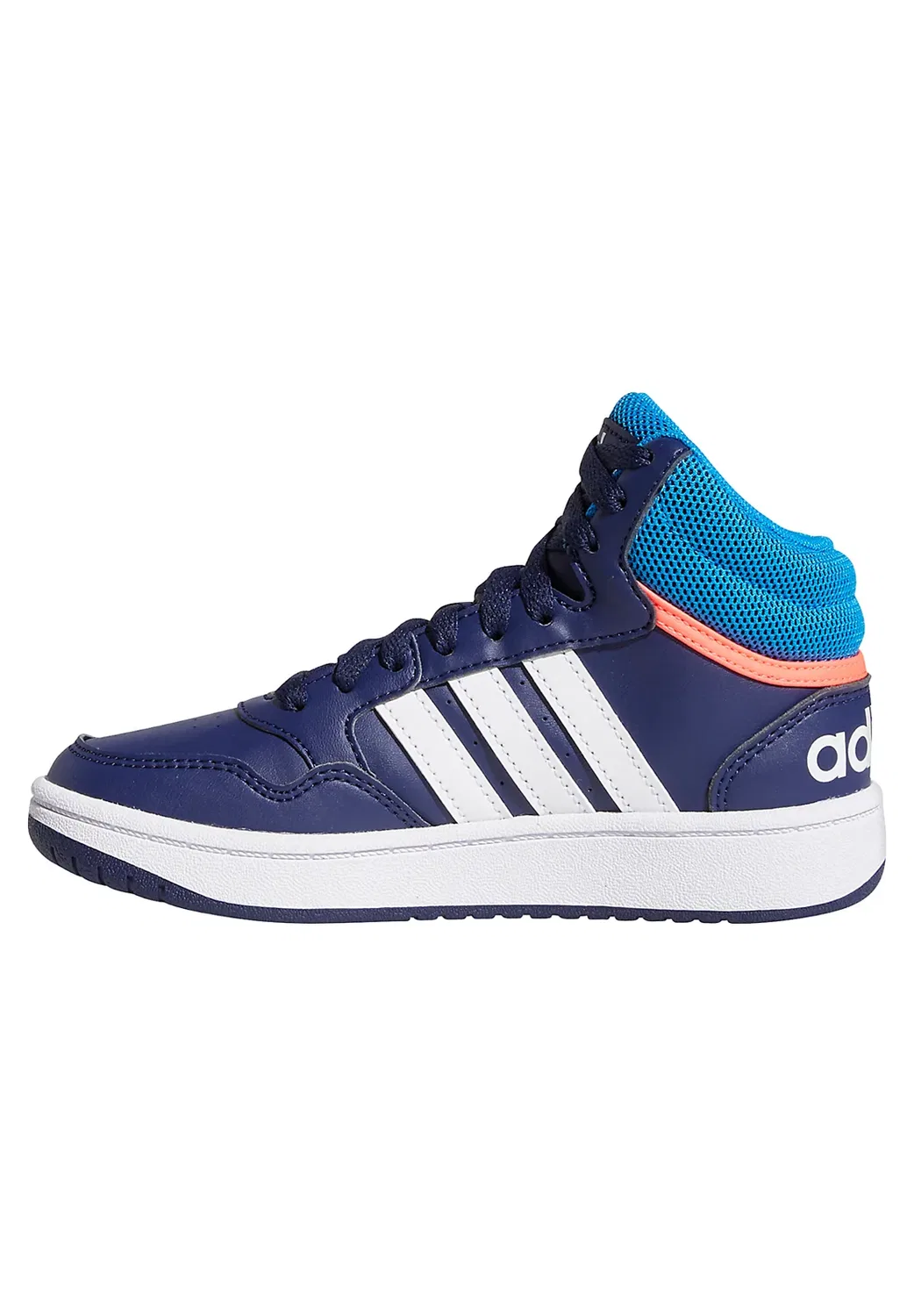 Кроссовки Hoops, цена около 3,0 тыс. долларов - высокие кроссовки Adidas Originals, Dunkelblau