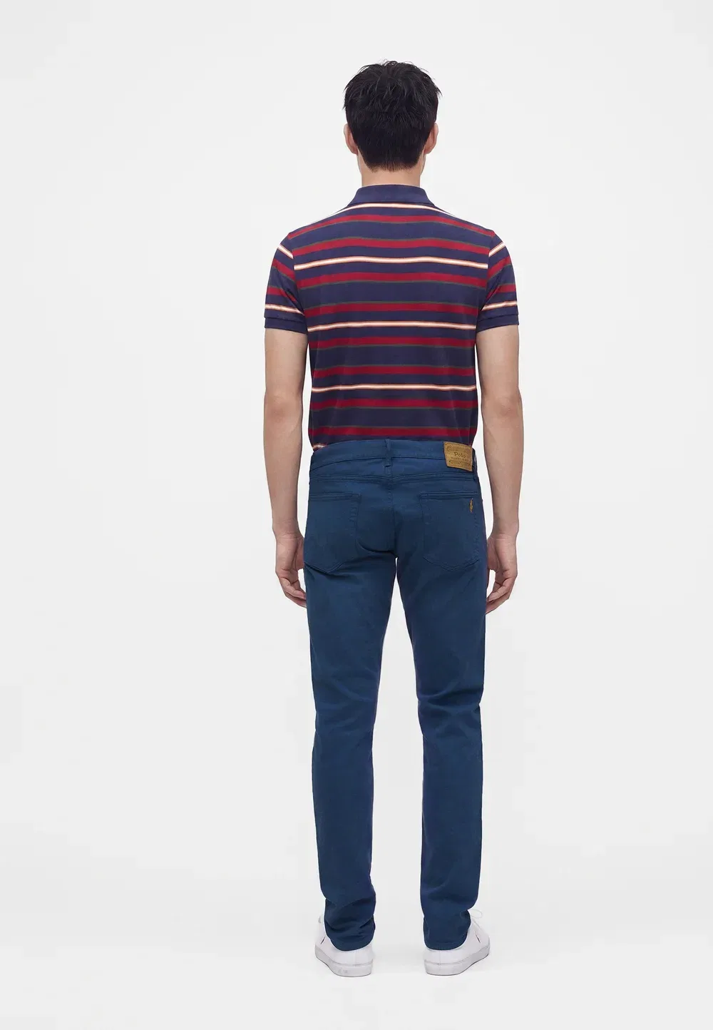 Джинсы Ssullivan полной длины, узкие, прямого кроя Polo Ralph Lauren, Light Navy — фото 3