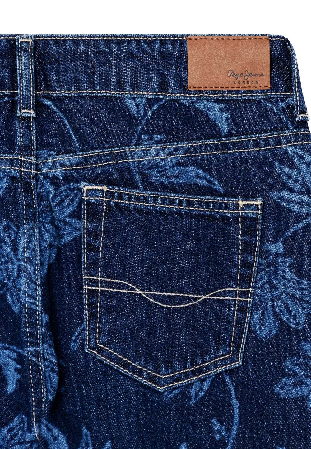 Брюки Lexi с цветочным принтом - расклешенные джинсы Pepe Jeans, Denim — фото 4