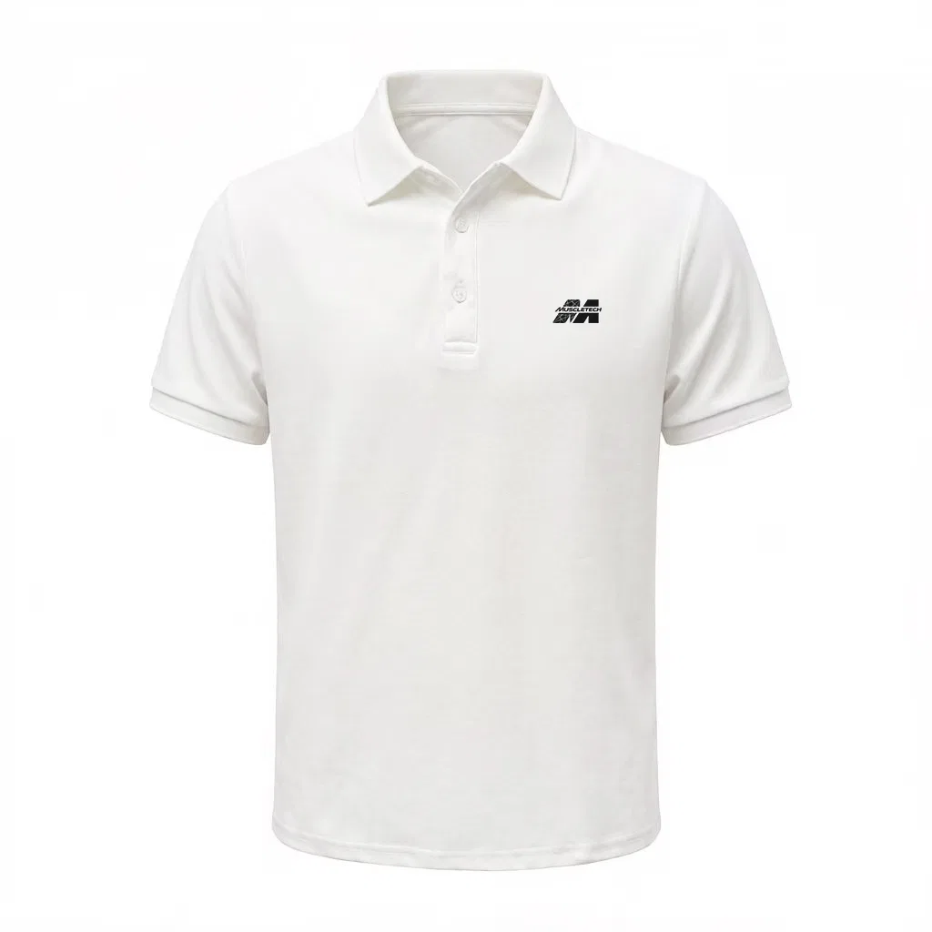 Детский комплект спортивной одежды с белым топом и бежевым низом Casual Sportswear MUSCLETECH — фото 4
