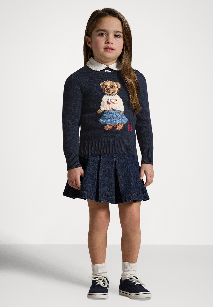 Джемпер Polo Ralph Lauren POLO BEAR COTTON SWEATER 7-14Y, Hunter Navy/Dark Blue — фото 2