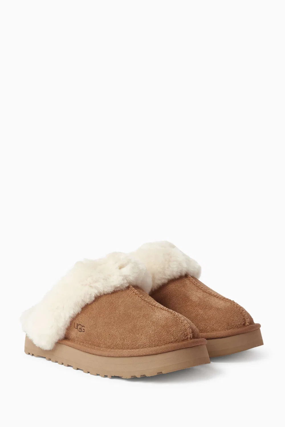 Тапочки из замши Disquette UGG, коричневый