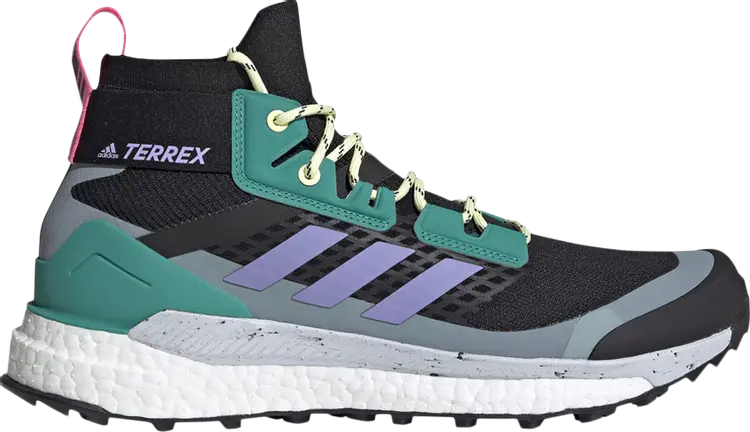Ботинки Adidas Terrex Free Hiker 'Core Black Glory Green', черный