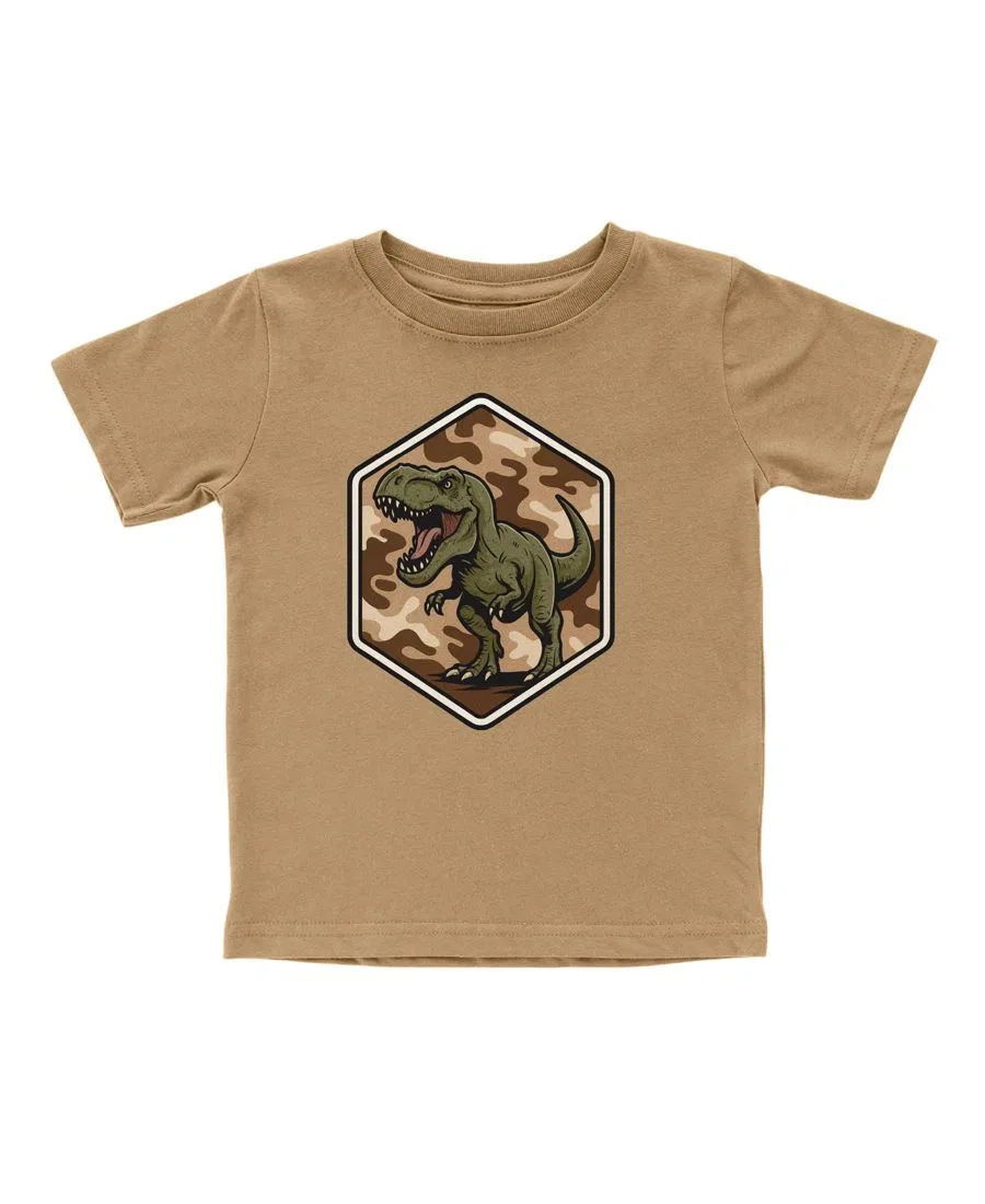 Футболка с коротким рукавом Camo Rawr Sweet Wink, Mocha