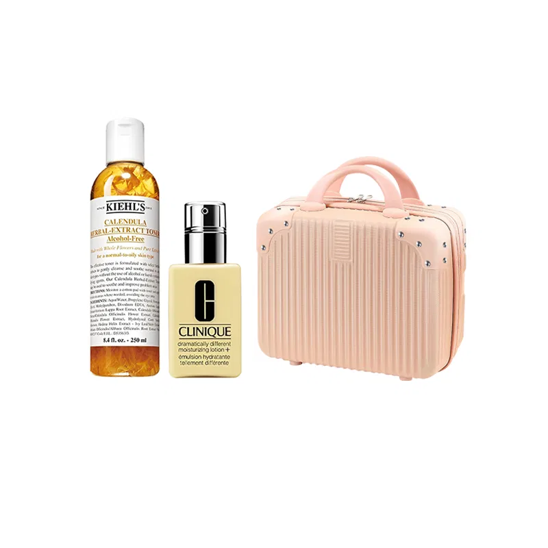 Набор средств по уходу за кожей Calendula Water 250ml+Oil 125ml+Hydrating Cream 40g CLINIQUE, Golden Bowl Flower — фото 2