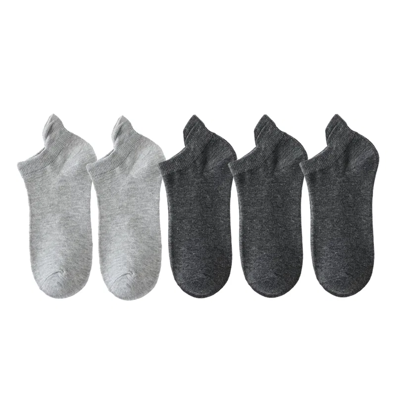 Детские носки-невидимки с комплектом 5 пар Light Gray и Dark Gray PLANDOO