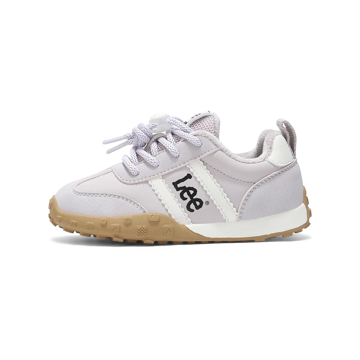 Детские кроссовки из синтетической кожи с защитой от ударов Lee, Purple