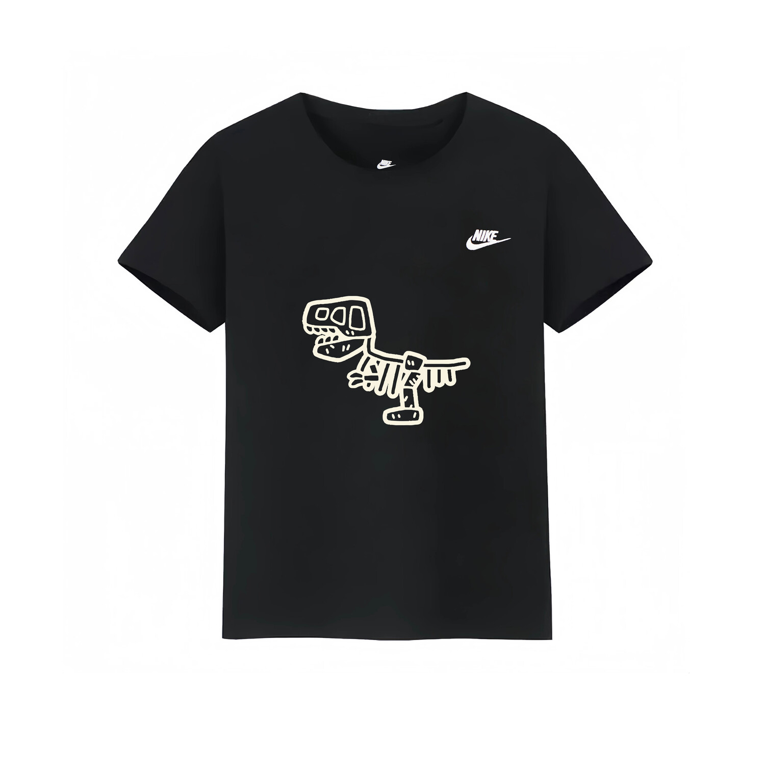 

Футболка унисекс черная Nike, черный