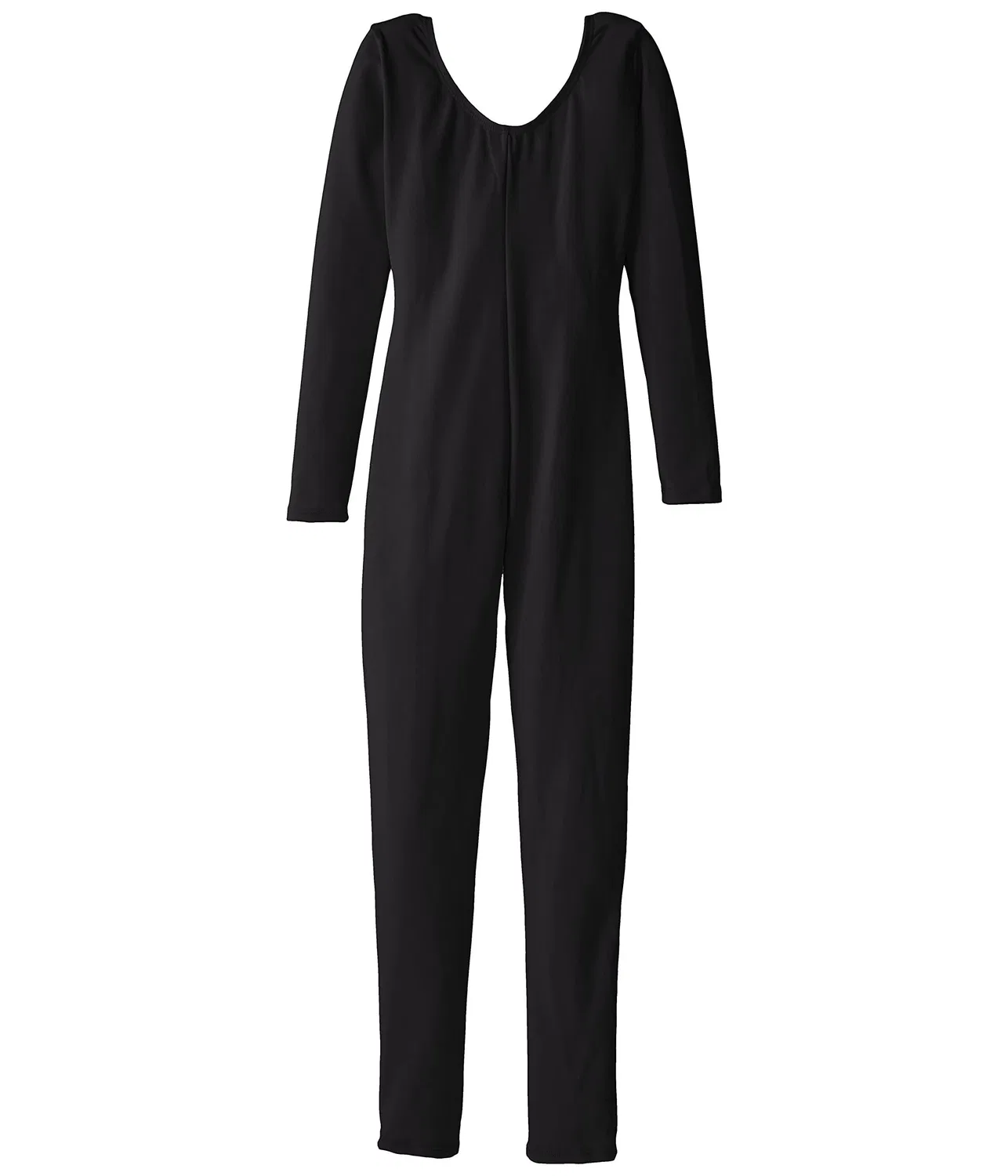 Детский унитард с длинным рукавом Girls' Team Basic Long Sleeve Unitard Capezio, Black