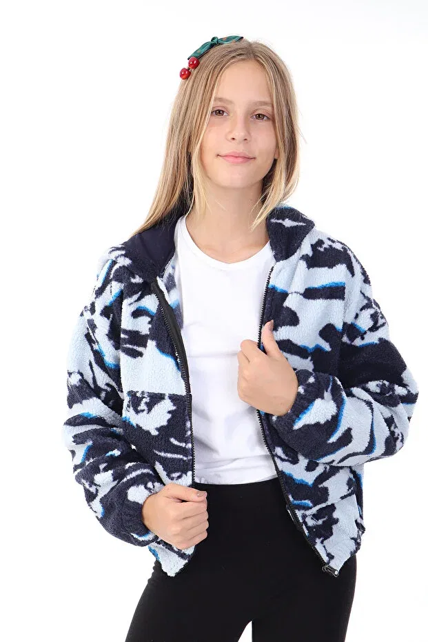 Детский кардиган с принтом Unisex children's patterned cardigan Toontoy, Multicolor — фото 2