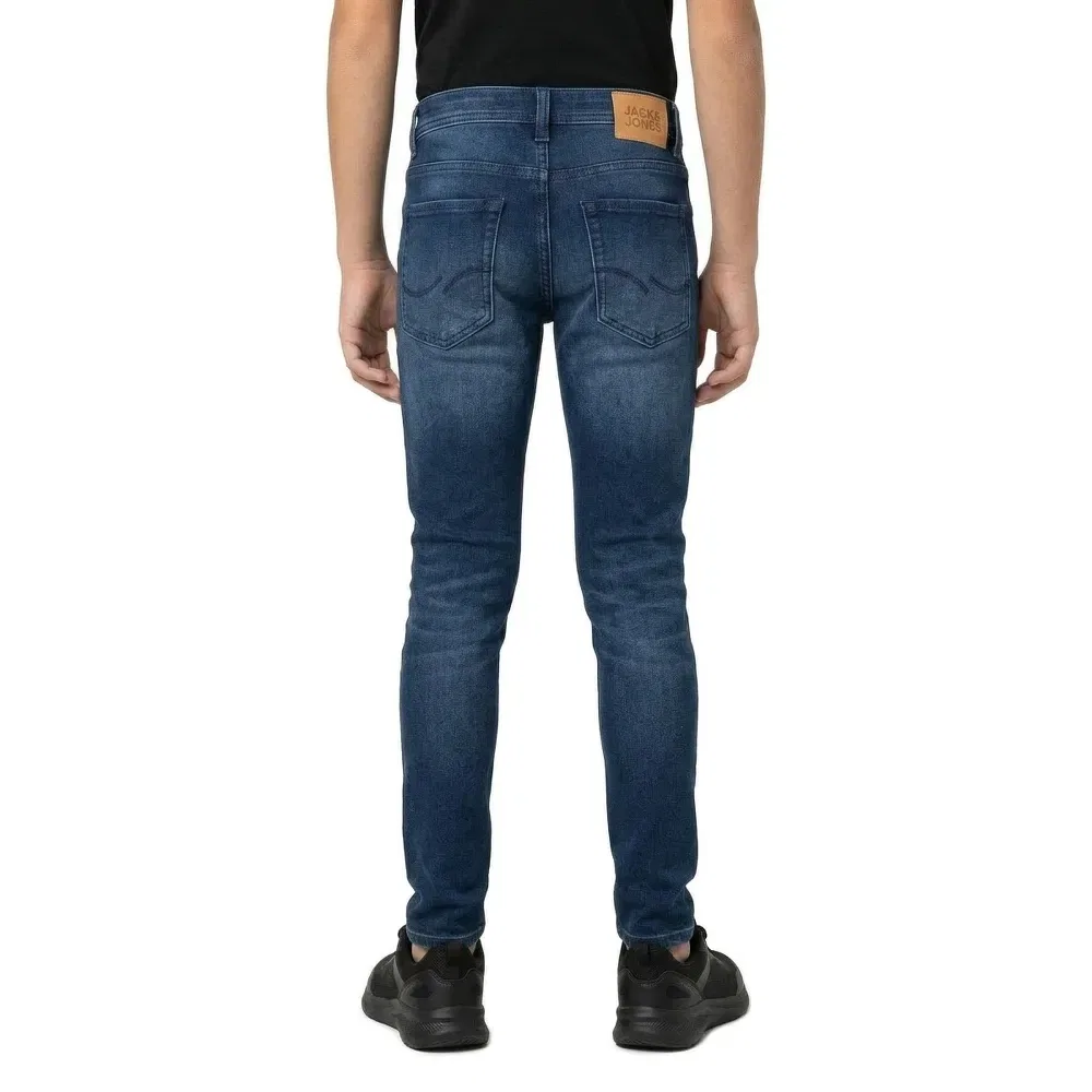 Детские джинсы для мальчиков с slim-кроем Glenn Original Ge 112 IK Jack & jones, Blue — фото 2