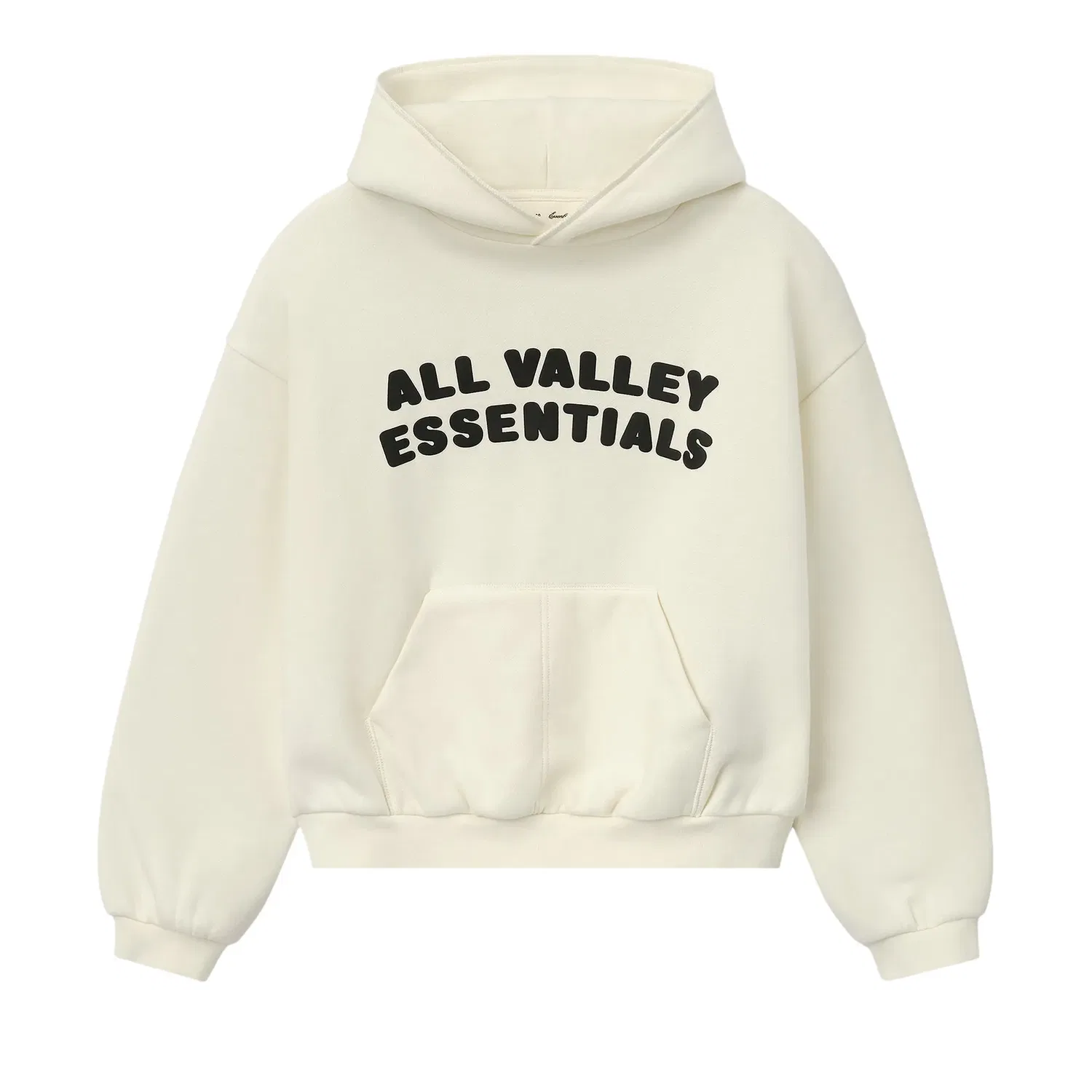 Худи Fear of God Essentials в стиле 90-х, кремовый