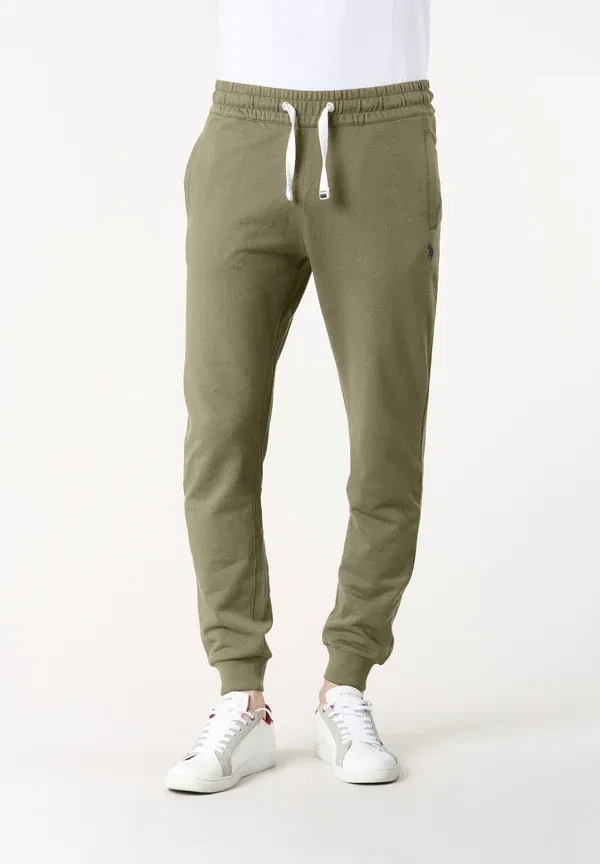 Брюки хлопковые Tracksuit bottoms U.S. Polo Assn., зеленый