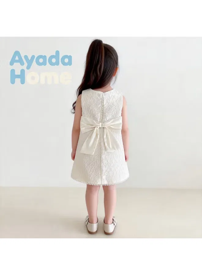 Платье-трапеция без рукавов с тиснением-сердечком и банком на спине Ayada Home — фото 2