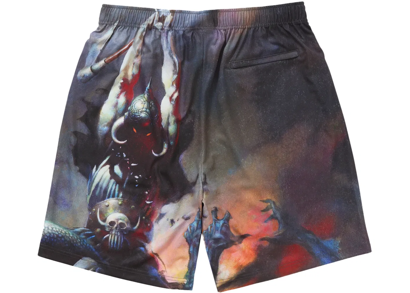 Мужские шорты с принтом Frazetta Soccer Short Supreme, Death Dealer — фото 2
