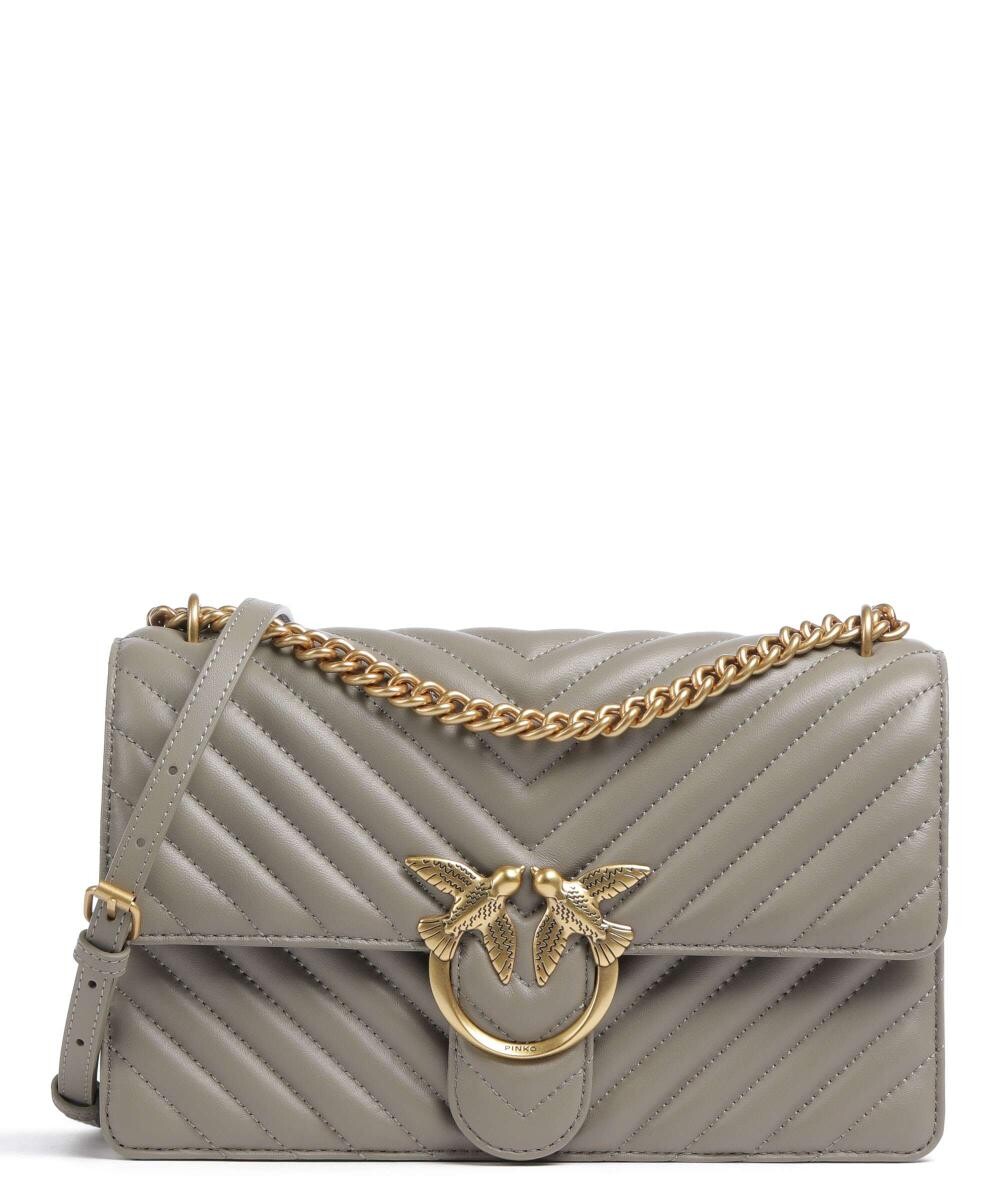 

Сумка через плечо Love One Classic из овчины Pinko, коричневый