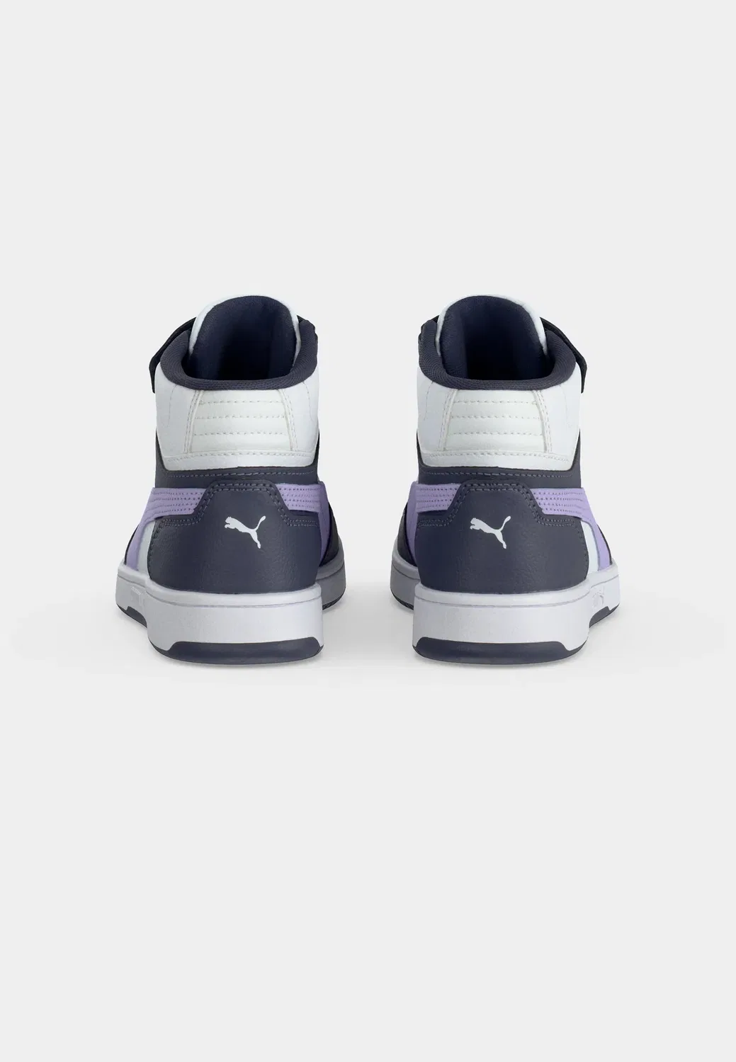 Rebound slam mid unisex - высокие кроссовки Puma, Inky Depths/Light Lavender/White — фото 4