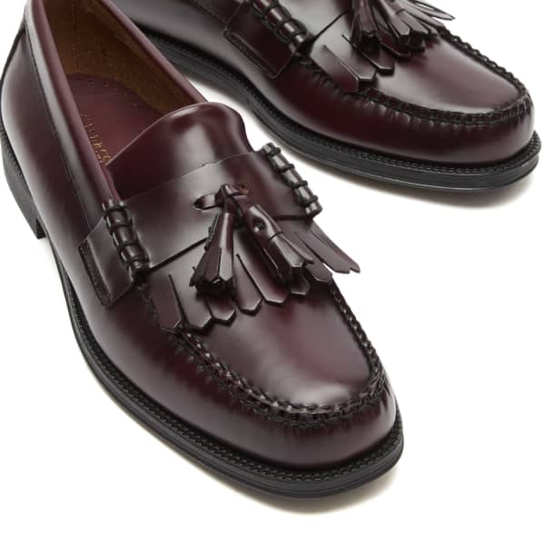 Easy weejuns layton ii kiltie лоферы Bass Weejuns, Wine Leather — фото 3