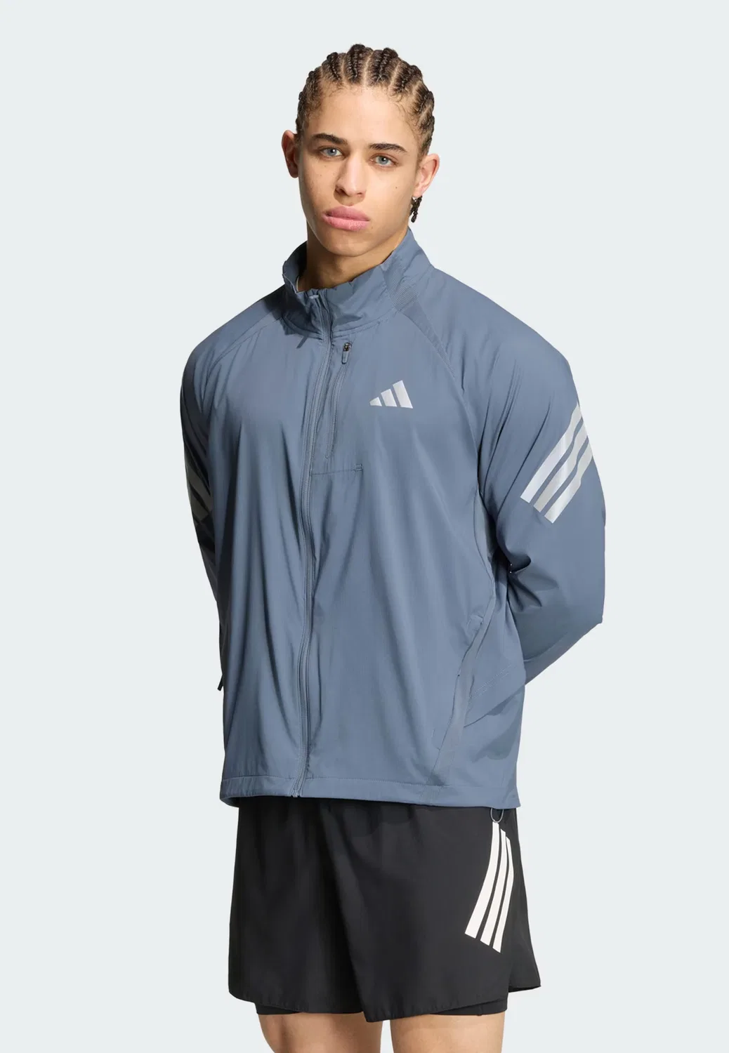 Тренировочная куртка Adidas Performance Adi365 сапфирового цвета — фото 2