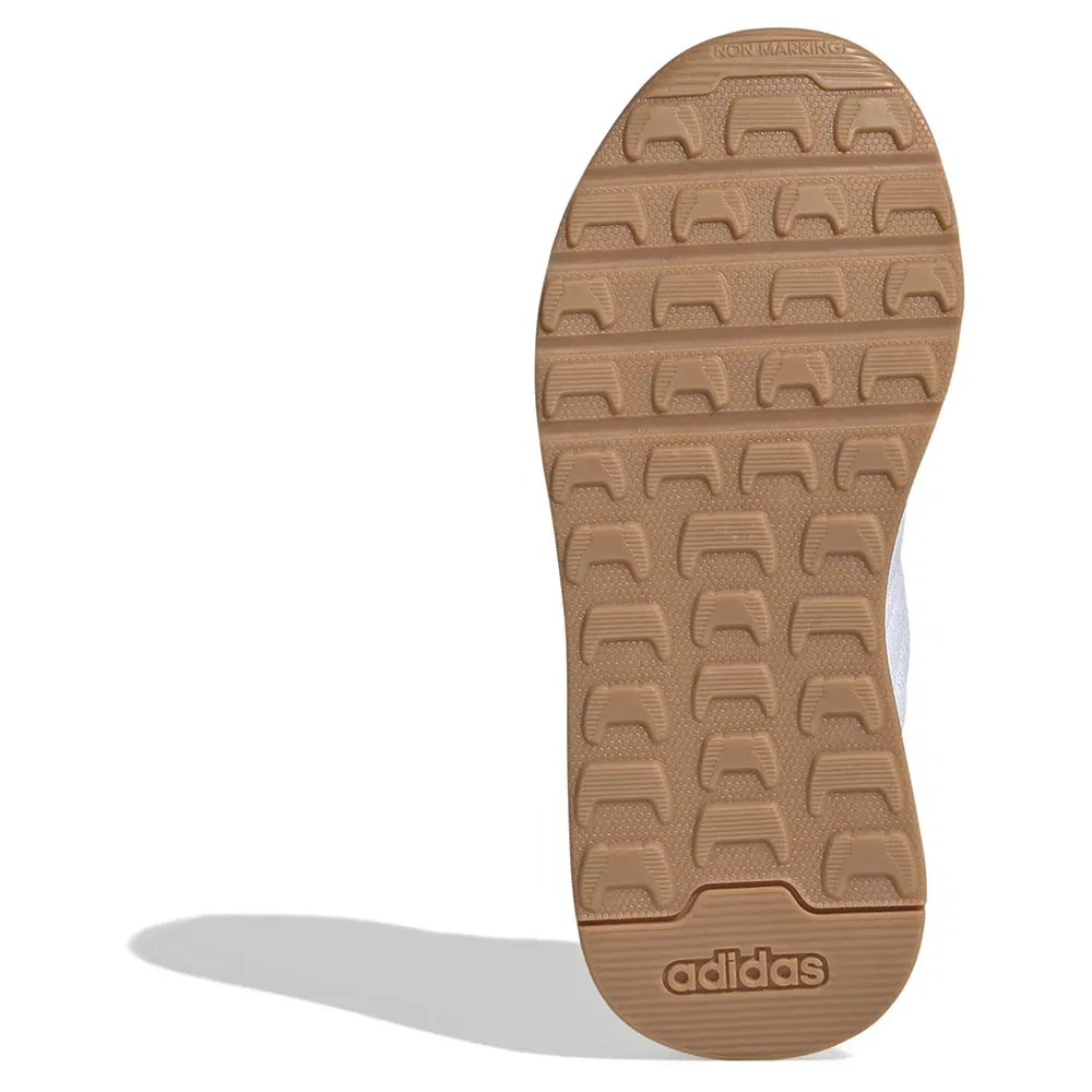 Детские кроссовки для девочек с липучками Tensaur Switch Adidas, White — фото 2