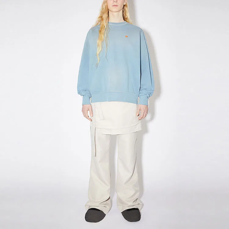 Детский свитшот в ретро-спортивном стиле Blue Acne Studios — фото 3