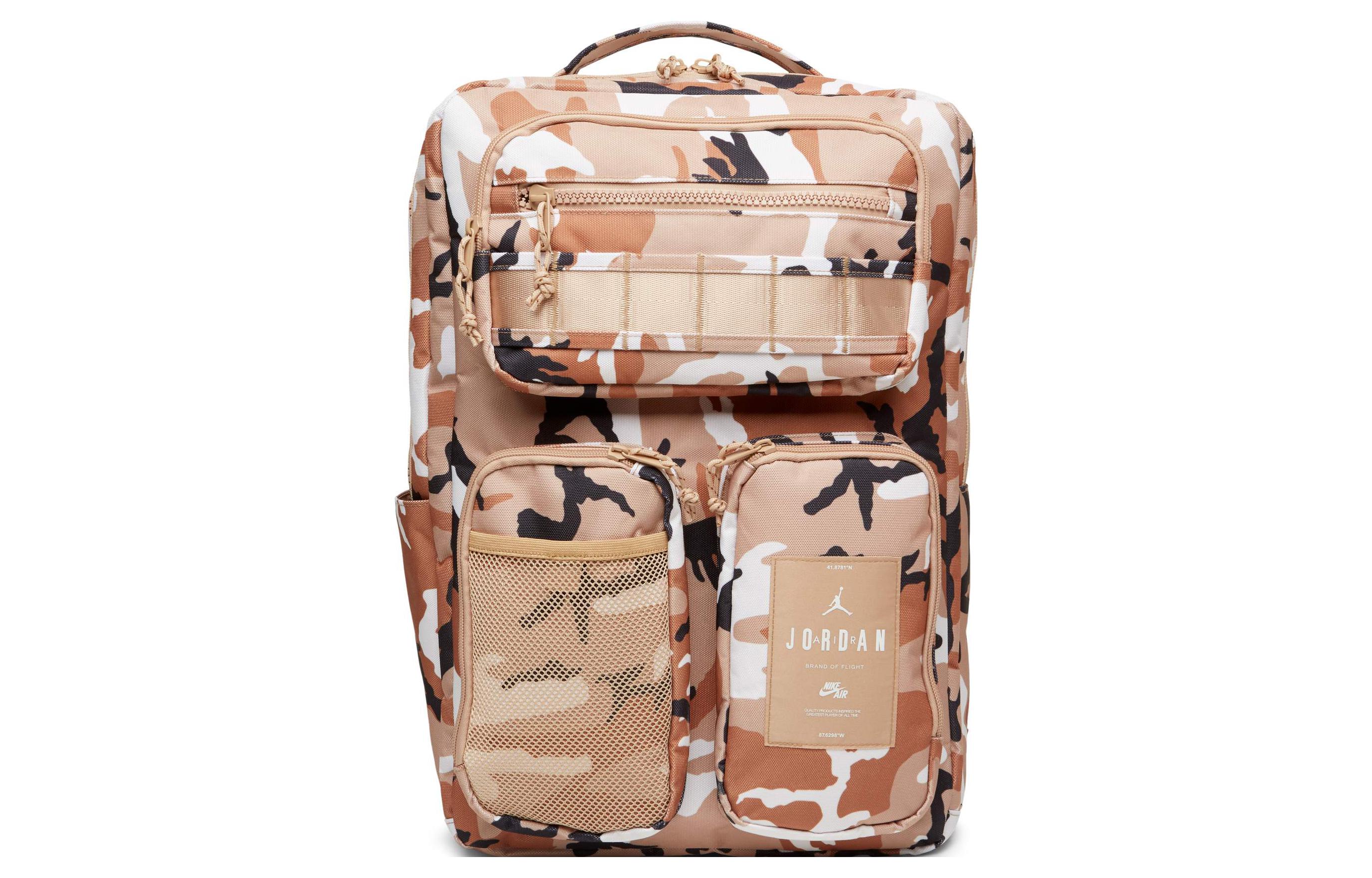 

Jordan Полиэстеровый рюкзак мужской пустынный камуфляж, Desert Camouflage