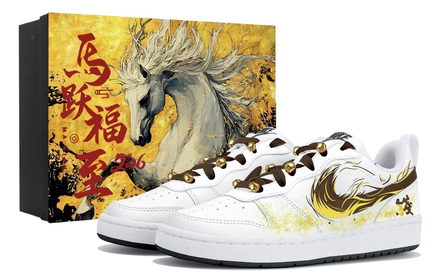 

Nike Court Borough 2 Low top Skateboard Shoes White Red Teenagers