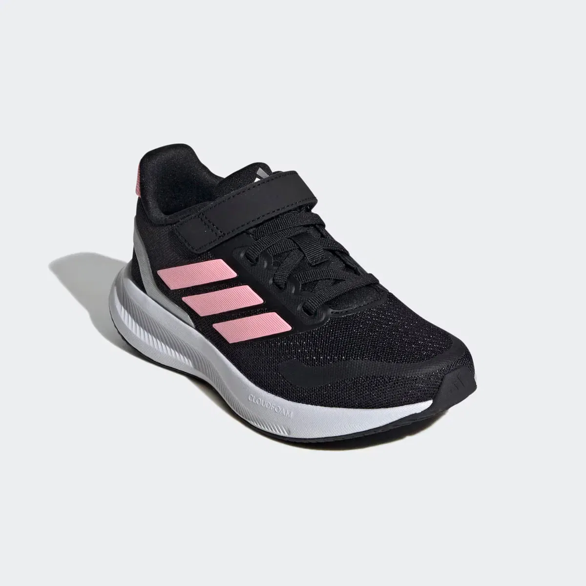 Детские кроссовки для мальчиков текстильные Runfalcon adidas, Negro — фото 2