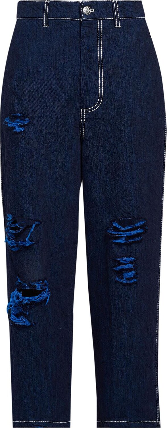 

Джинсы Marni Cropped Jeans 'Iris Blue', синий