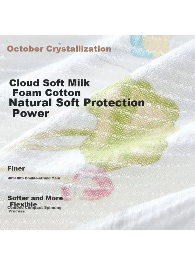 Боди-комбинезон с коротким рукавом хлопковый October Crystal — фото 3