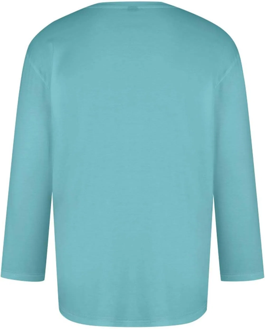 Мужская свободная футболка с рукавом 3/4 Classic, Sky Blue — фото 3