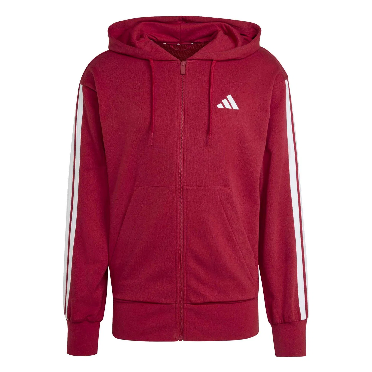 Мужской свитшот с капюшоном Adidas Sport M 3S Ft Fz Hd, Rot