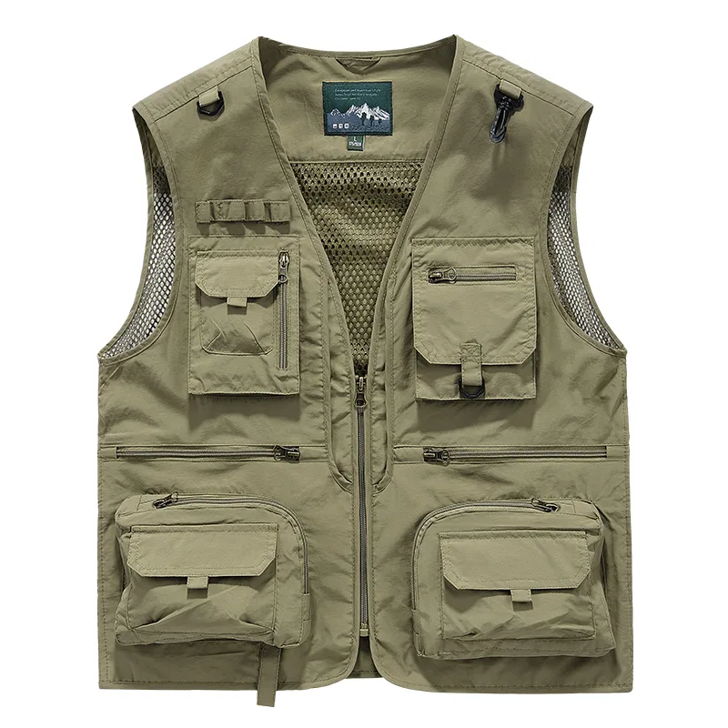 Детский жилет легкий Red bean, Khaki