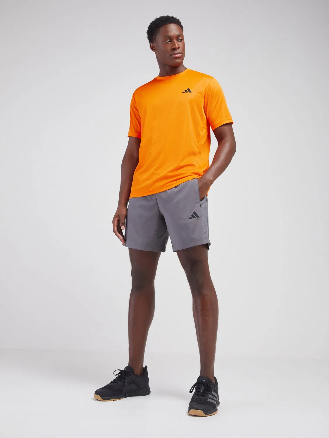 Футболка тренировочная Workout Essentials adidas, оранжевый — фото 3
