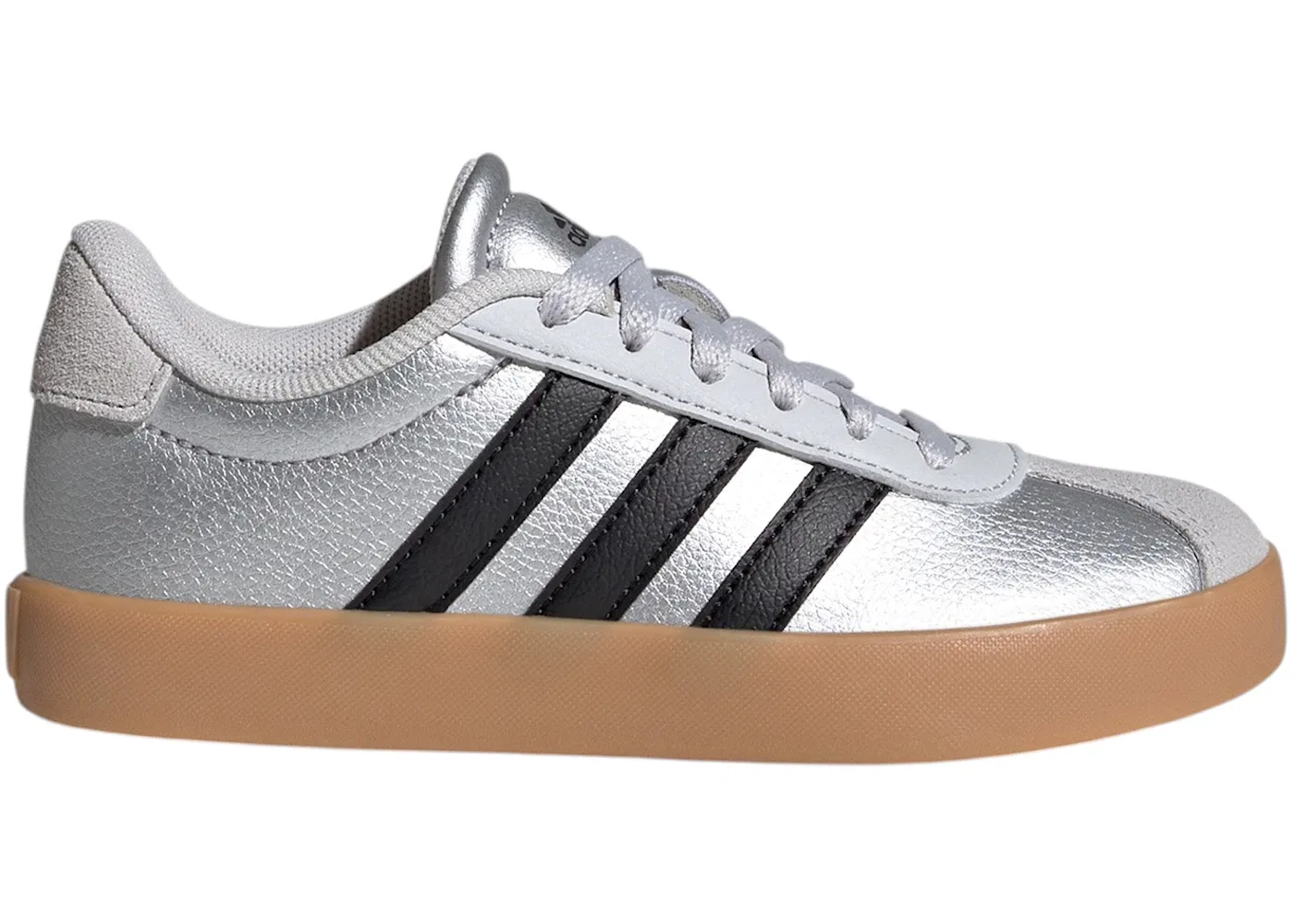 Детские кроссовки Lifestyle Adidas VL Court 3.0, Silver Metallic/Core Black/Light Solid Grey