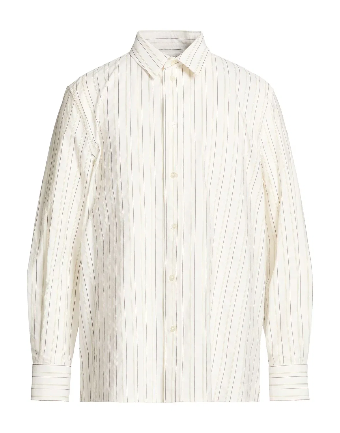 Мужская рубашка regular-fit поло с вышитым логотипом Saint Laurent, белый