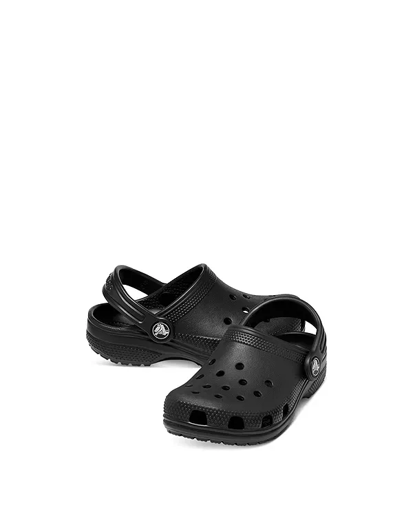 Детские сабо классические Crocs, черный — фото 3