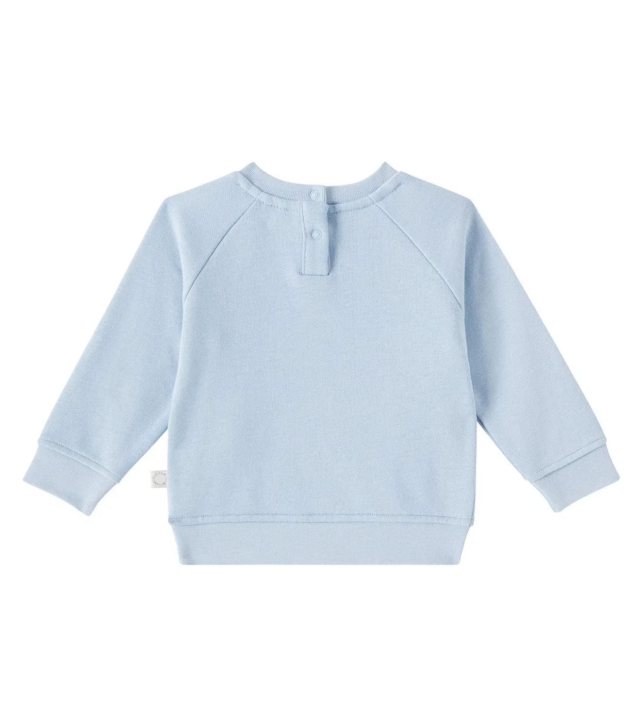 Детская толстовка из хлопка с принтом Stella Mccartney Kids, синий — фото 2